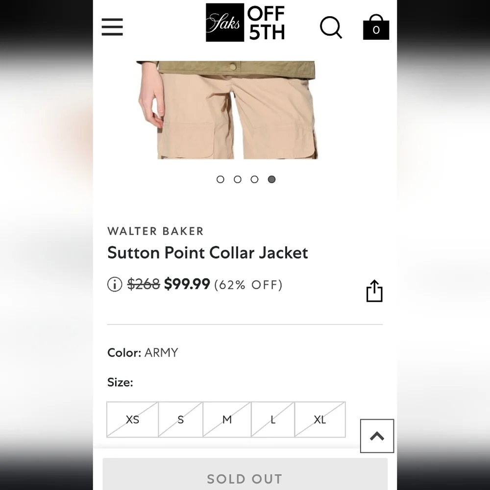 Walter Baker Olive Green Women's Jacket‎